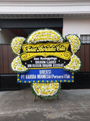 Papan Bunga Duka di Pusako